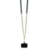 Guess GUHCP16SP4TDSCPK iPhone 166.1 czarny/black hardcase Leather Metal Logo Strass Crossbody
